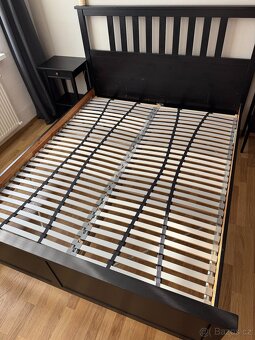 Postel Ikea Hemnes + rošt a matrace (160x200cm) - 2