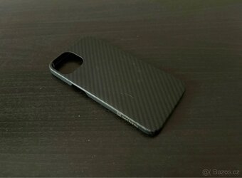 Karbonový Kryt na iPhone 13 černý Tactical MagForce Aramid - 2