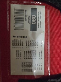 Zimní řetězy 14-17'' - 2