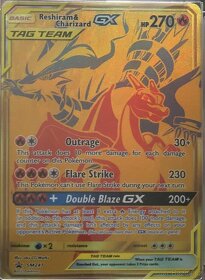 Pokémon Reshiram & Charizard Gold Graded#9 - 2