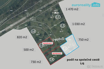 Prodej, stavební pozemek, 750 m2, Plzeň - Božkov - 2
