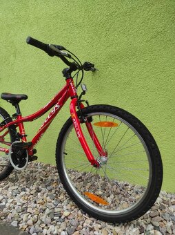 Značkové dětské kolo Kellys 24" (červená) - 2