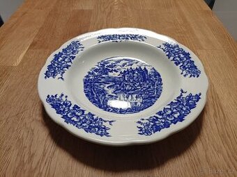 STARÝ PYROBLAN PORCELÁNOVÝ TALÍŘ BRITISH PETROLEUM FRANCE - 2