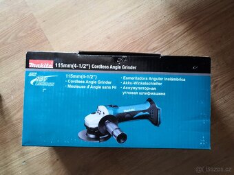 Aku úhlová bruska Makita + akumulátor - 2