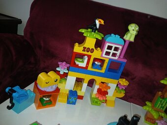 Lego Duplo - Zvukové letadlo vláček ZOO traktůrek figurky - 2
