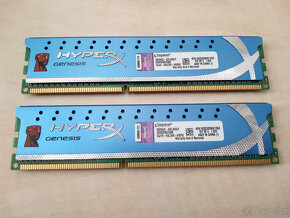 2X 2GB DDR3 1600MHz RAM Kingston HyperX Genesis (Celkem 4GB) - 2