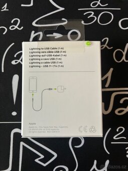 Apple originální datový kabel USB-A na Lightning 1m - nový - 2
