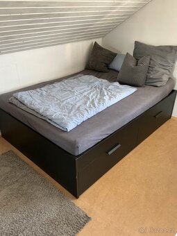 Prodám IKEA Postel 140x200 s úložným prostorem - 2