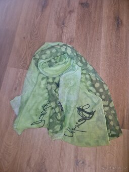 Desigual dámský značkový šátek šála zelený jako nový - 2