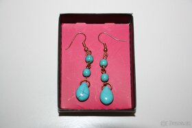 Naušnice z tyrkysu - 2