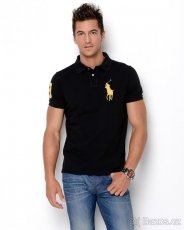NOVÉ pánské polo triko Ralph Lauren - černé - 2
