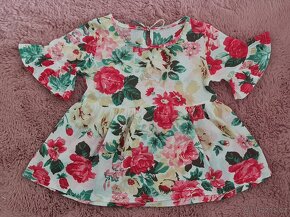 dívčí tunika a dvoje legíny PEPCO vel. 116 + zdarma triko - 2