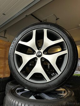 Alu kola 5x114.3 r19 s letnim pneu - 2