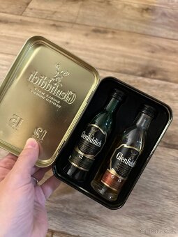 Originální miniatury 12 a 15 let stará whisky glenfiddich - 2
