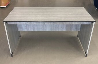 ŚEDÝ DŘEVĚNÝ PSACÍ STŮL - 2