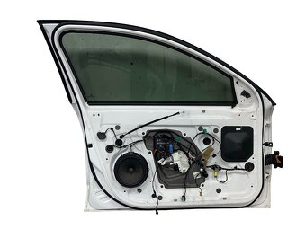 Levé přední dveře bílá barva LF9E Škoda Superb 2 r.v. 2009 - 2