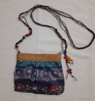 Nová látková crossbody kabelka - 2