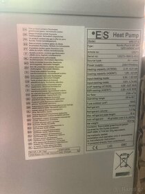 Tepelné čerpadlo Energy Save- 6kw - 2