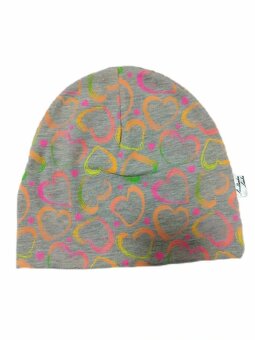 Čepice srdíčka(49-53cm) - 2