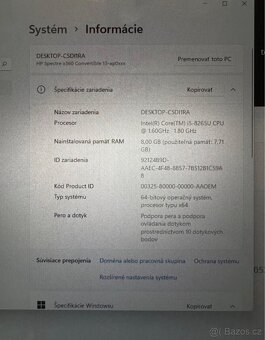 HP Spectre x360 Convertible 13 palcov - 2