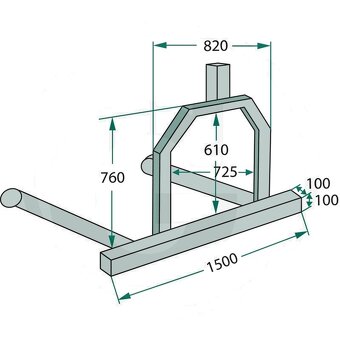 Přepravník kulatých balíků - 2