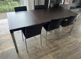 Jídelní stůl, židle, barové židle - 2