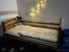 Dětská postel, masiv, 180 x 80 2ks, možnost na sebe - 2