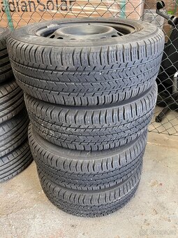 Sada kol 7Jx16 5x108 ET16 s pneu 215 65 R16C - 2
