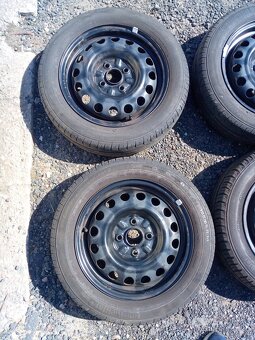 Sada kol 4x100, ET 39, R 14 vč. pneu 155/65 R 14 - 2