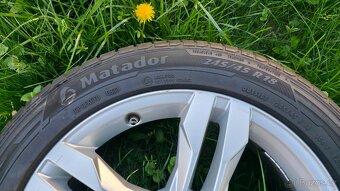 Prodám 4x orig.Audi Al.kola 18" + pneu Matador Hectorra 5 - 2