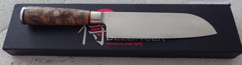 Dellinger Ladder Sapele Santoku nůž 18 cm - 2