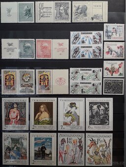 Známky ČESKOSLOVENSKO - katalóg +- 95 eur - 2