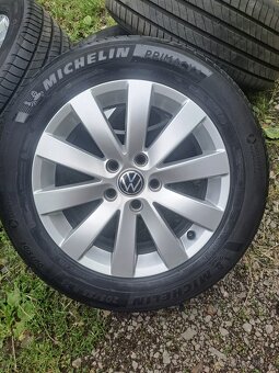 Alu kola 5x112 originál VW 205/55 R16 - 2