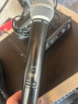 Bezdrátový mikrofon, shure slx24/sm58 - 2