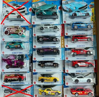 Hot Wheels angličáky - aktualizovaná nabídka (nevybalené) - 2