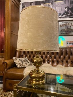 Retro mosazní lampa '70 - 2