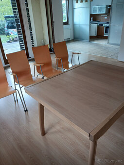 Kuchňský rozkládací stůl a žídle - 2