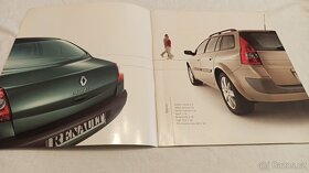 Renault MÉGANE 2 hatchback sedan prospekty příslušenství 2ks - 2
