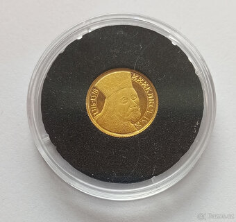 Pamětní medaile Vita Caroli Karel IV. Zlato 999/1000 - 2