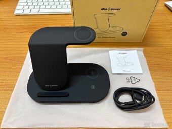 3in1 nabíječka Wireless Charger pro Samsung černá - 2