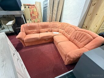 Rozkládací rohová sedačka s úl. prostorem - 2