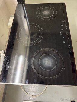 Komplet 80cm sporák + digestoř Siemens - 2