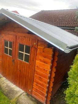 Chatka 9 metrû kvalitní plechová střecha s okapy PC 99000 - 2