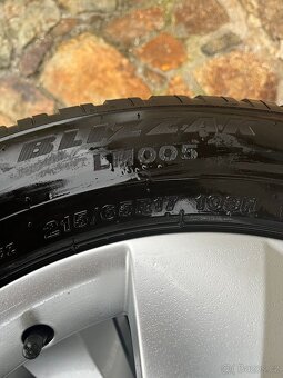 Alu kola Škoda 16" + zimní pneu Bridgestone Blizzak LM005 - 2