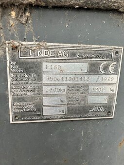 Vysokozdvižný vozík Linde H16D - 2