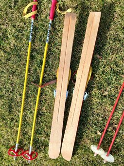 Retro dětské lyže Sulov - 2