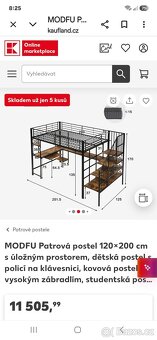Patrová postel - 2