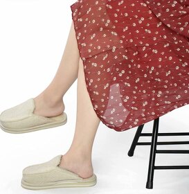 Vyteplené pohodlné pantofle/papuče s paměťovou pěnou - 2