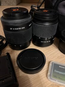 SONY DIGITALNI FOTOAPARAT DSLR-A350+ 2 OBJEKTIVY+NABÍJEČKA - 2