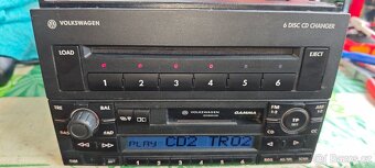Originální autorádio VW Gamma 5 + VW CD měnič - 2
